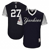 Yankees 27  Giancarlo Stanton G Navy 2018 Players Weekend Stitched Jersey Dzhi,baseball caps,new era cap wholesale,wholesale hats